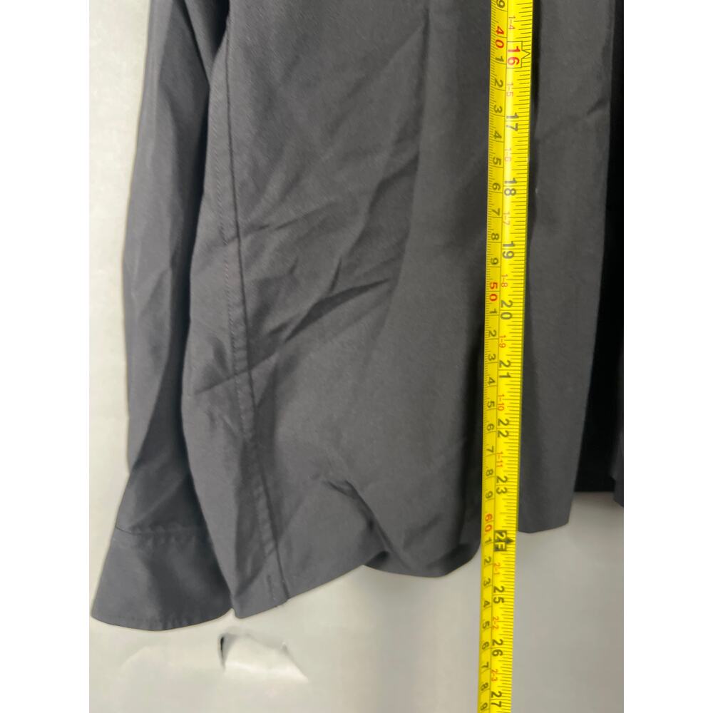 Athleta XL Button Down Black Long Sleeve Oversized Women's - Picture 5 of 6
